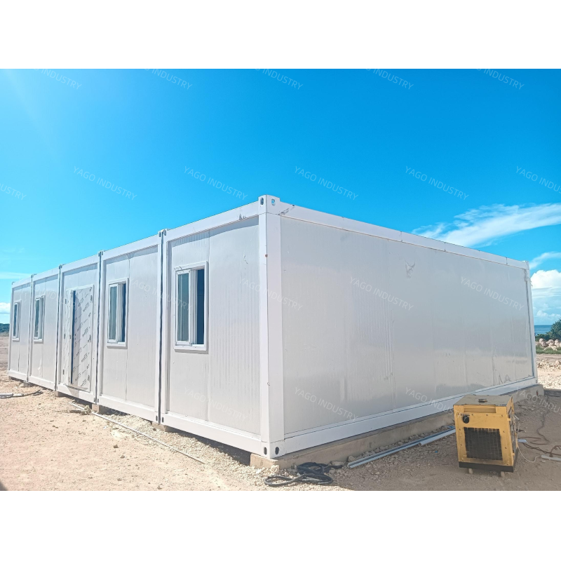 Double Story Prefab Flat Pack Modular Buildings Container Homes Readymade