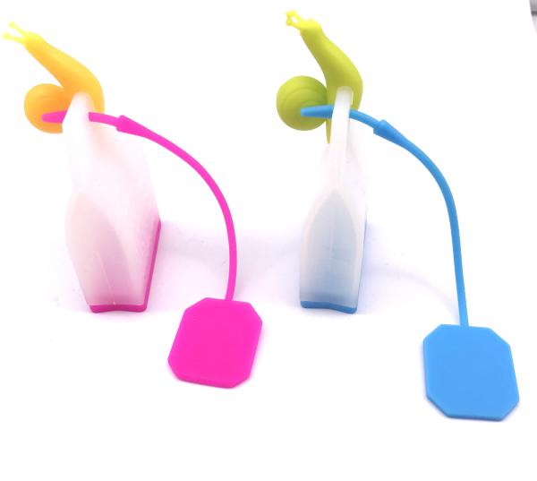 coffee tea strainer amazon best seller online shopping Silicone Squirrel Tea Infuser bag milk frother