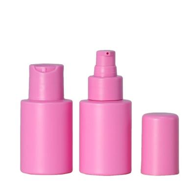 Bouteilles cosmétiques en plastique de luxe 60ml 100ml Bouteille de pulvérisation rose à brouillard fin