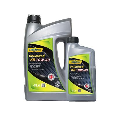 Lubemaxx huile de moteur pour voitures de tourisme XR 10W-40 huile synthétique