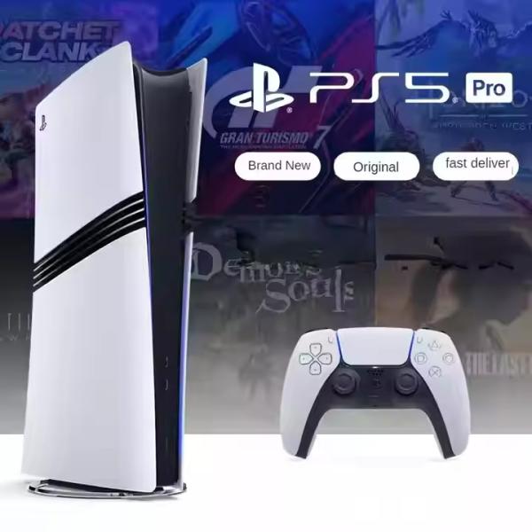 Console PS5 Pro Édition Numérique Version CD-ROM pour des Performances de Jeu Supérieures