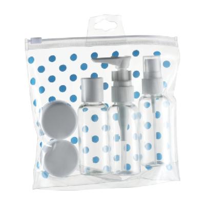 Screen Printing PET Bottle and PP Cap PS Jar for 2024 Arrivals Personal Care Travel Set
