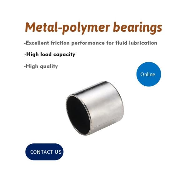 Aisi 316 Steel Backed Bushings With Sliding Layer ,  Dry Slide Bearings