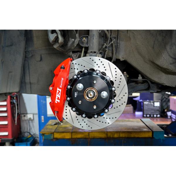 Четыре поршня TEI Racing Большой тормозный комплект для Toyota RAV4 Переднее колесо 18-дюймовое колесо