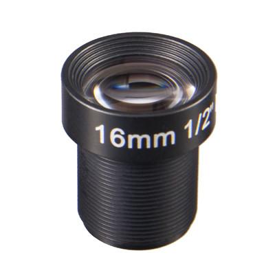 1/2 16mm 5Megapixel F1.8 S/CS Mount M12x0.5 mount Non-Distortion IR Board Lens