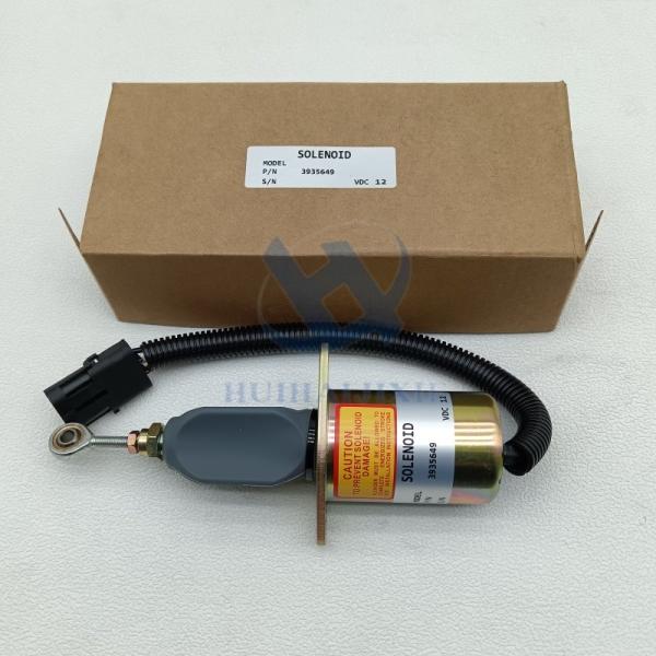Las partes de las excavadoras para el solenoide 3935649 3935650 para el motor Cummins 6CT