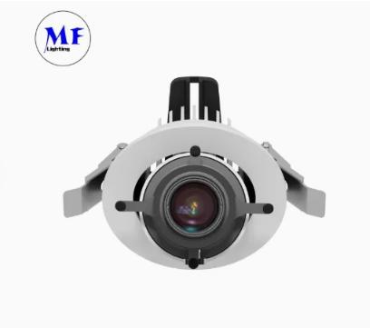 Projecteur Gobo LED avec logo, UV, ND, Zoomable, Étendu, IP65, Ra97+, Centre d'exposition de contours