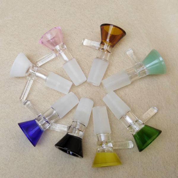 High Standard Glass Bongs Accessories Water Pipe Dab Rig Glass Smoking Bowls