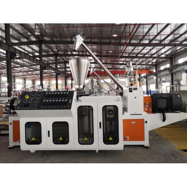 Powerful 37kW WPC Profile Decking Board Extrusion Line for Wood and Plastic