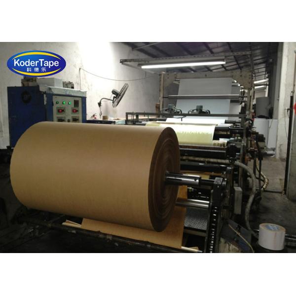 Self Adhesive Kraft Paper Tape Jumbo Rolls General Purpose , Jumbo Stretch Film