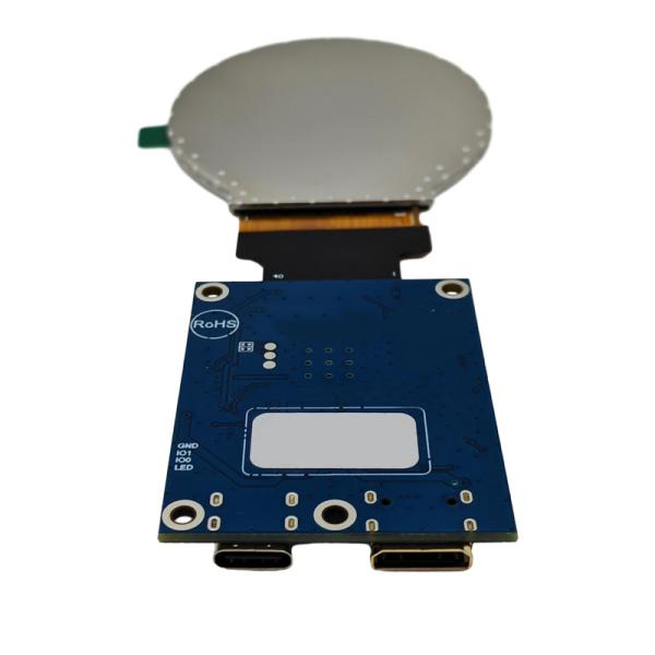 480x480 Circular LCD IPS Display With HDMI Board Customization 2.1 Inch Optional CTP