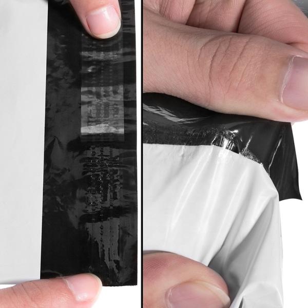 White Custom Logo Plastic Poly Mailer Clothes Shipping Courier Mailing Bags