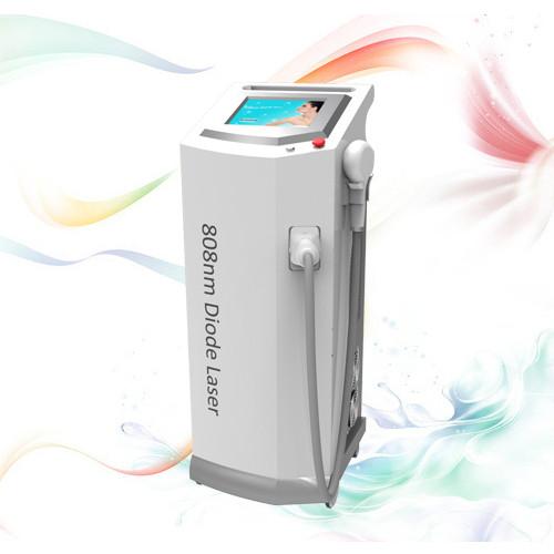 Permanent 808nm Diode Full Body / Facial Laser Hair Removal Machine 10 - 50j / Cm2