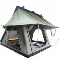 Tienda exterior de techo de cáscara dura de color gris oscuro claro 202*122*5cm Tamaño del colchón