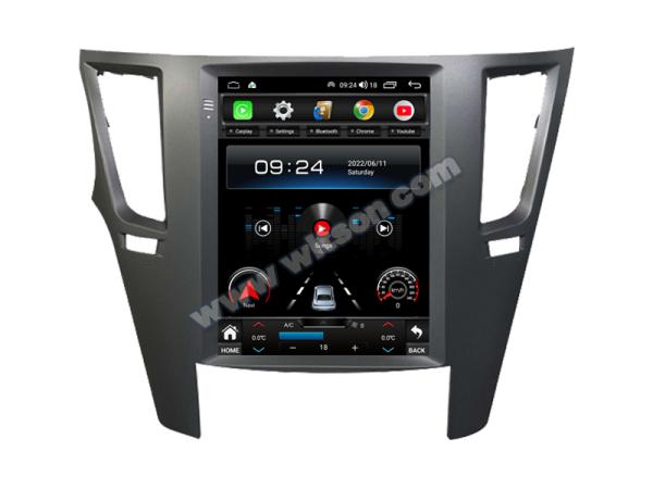 9.7'' Tesla Vertical Screen For Subaru Outback 4 Legacy 5 2009-2014 Left Hand Drive Android Car Multimedia Player