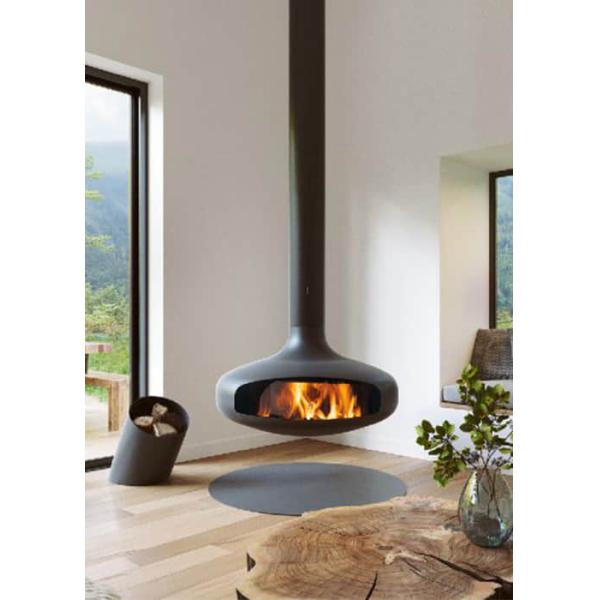 23.6 Inch Wood Burning Fire Pits ISO9001 Hanging Wood Burning Stove