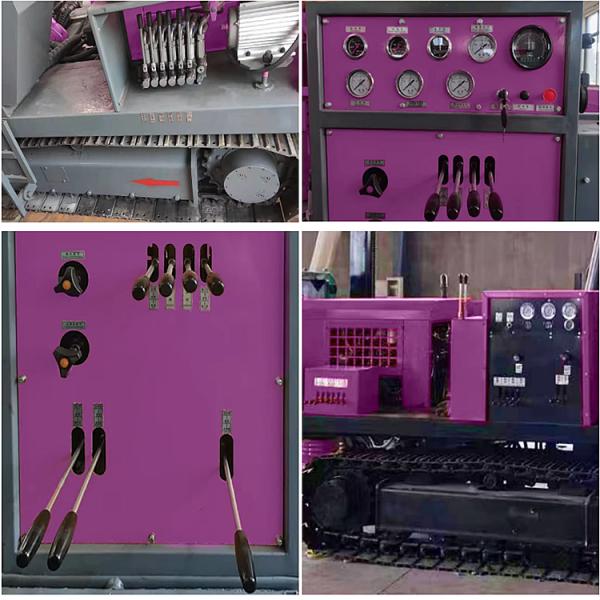 6000 кг портативная гидравлическая буровая установка для бурения с диаметром 140-320 мм