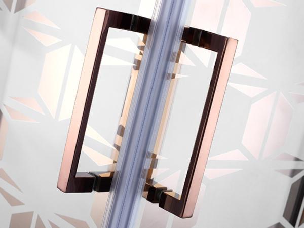 Sliding Glass Bath Shower Enclosure LBS2482-B TG RG 800×800×2050mm