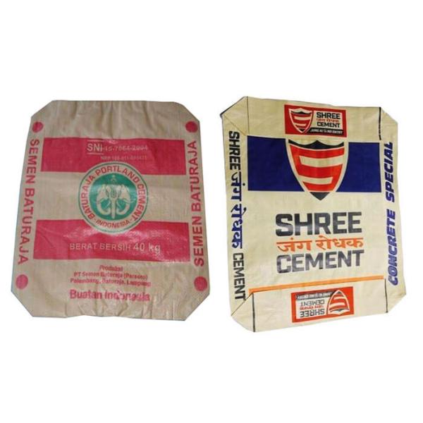 Industrial Block Bottom Valve Bag For Food , Chemical , Fertilizer Packaging