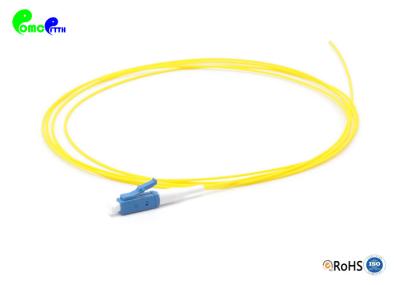 amortecedor fraco LC UPC da trança de fibra ótica simples de 900um fácil descascar com amarelo de 2M LSZH