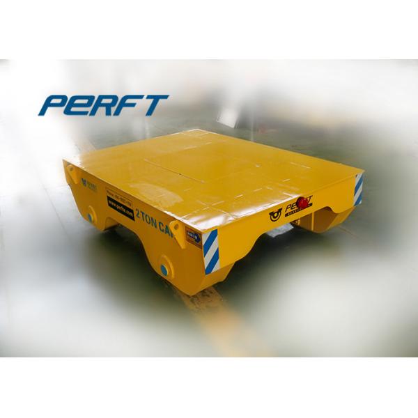 Yellow Motorized Coil Transfer Car For Rolling Plant Galvanized Steel