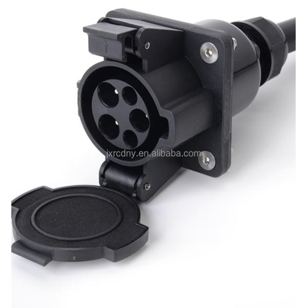 Customized Ev Charger Socket Withstand Voltage 2000V -30°C 50°C for Electric Vehicle