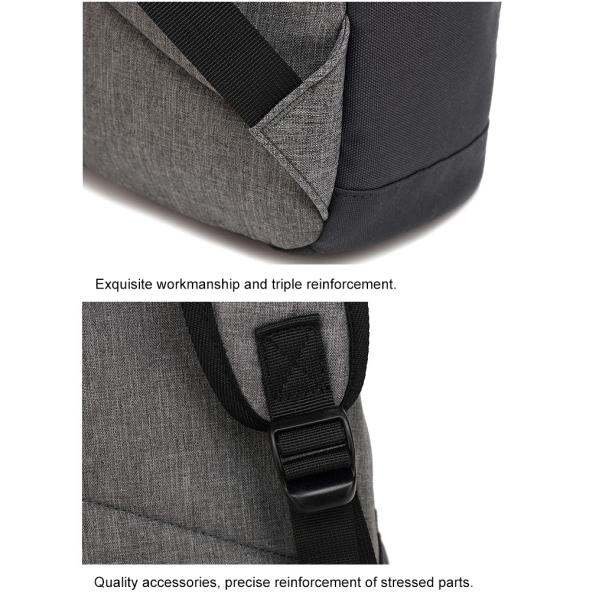 Anti Theft Student School Backpack 18.5L Lightweight Laptop Rucksack