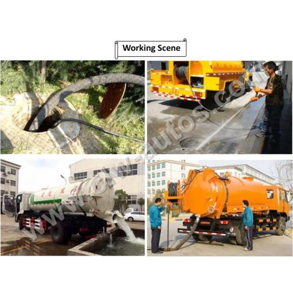 Сточной трубы вакуума 3m3 Dongfeng 4x2 тележка мини очищая