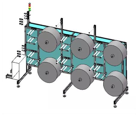 N95 foldable 3D mask with Breathing valve /Ventilation valve making machine