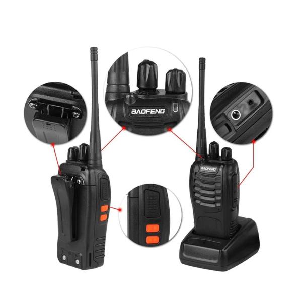 BF888S Two Way Radio 5W Output Power 400-470MHZ Frequency and Handheld Terminal Style