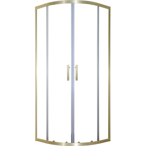 6mm tempered glass 900x900x2000mm Bathroom Curved Corner Shower Enclosure , Shower And Bath Enclosures