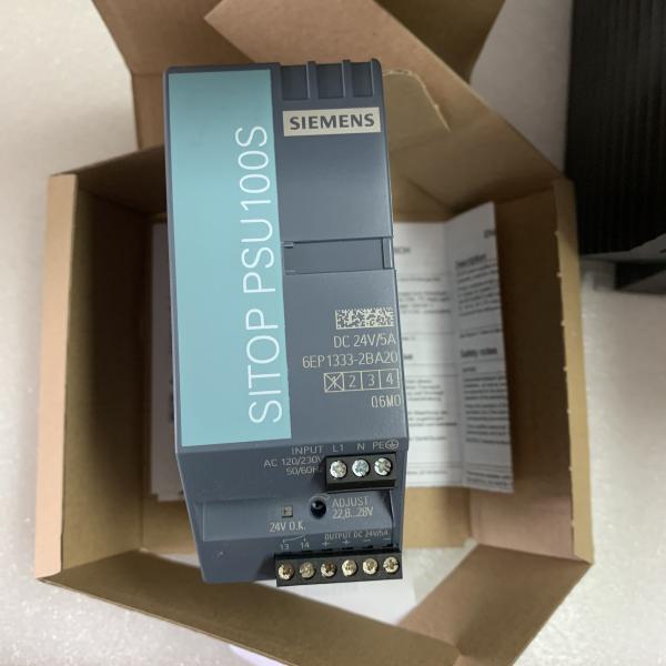 Siemens 6EP1333-2BA20 POWER SUPPLY SITOP PSU100S 5A 120/230V NEW