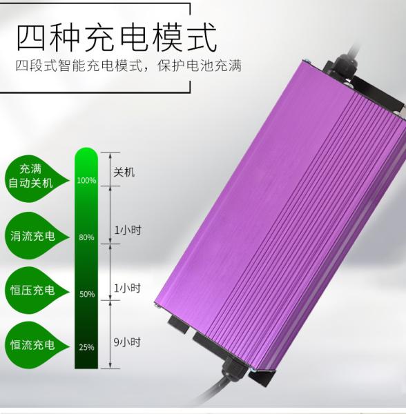 chargeurs de batterie intelligents automatiques de Li-ion de lithium de 12v 24v 36v 48v 10A 7A 5A 4A