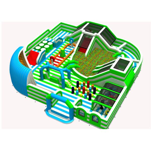 Promotional Indoor Inflatable Theme Park For Adults Punchure - Proof