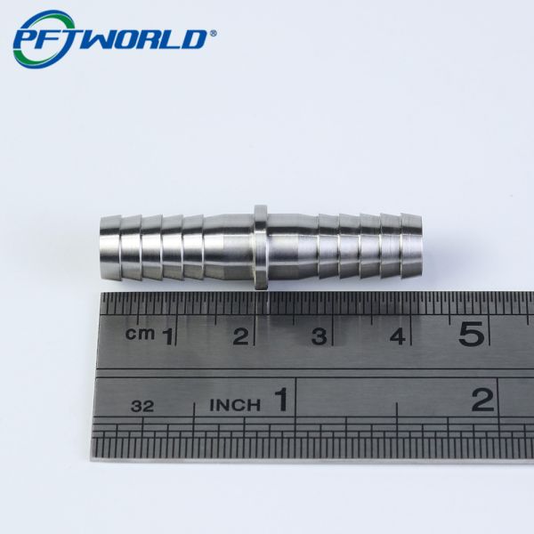 High Precision ±0.01mm Stainless Steel CNC Turned Parts for Custom Pipe Connection Components