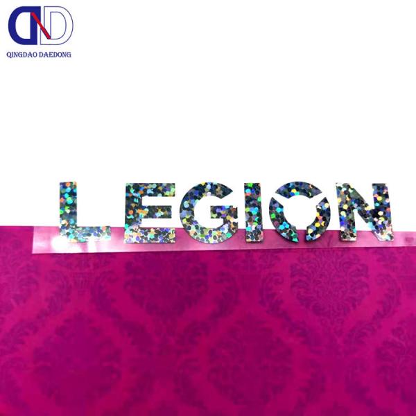 Nickel Silver Ultra-Thin Metal Logo Adhesive Sticker for Dawlance Customized Production