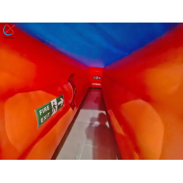 Commercial Fire Safety Themed Inflatable Fire Escape Maze for Kids Educational Events