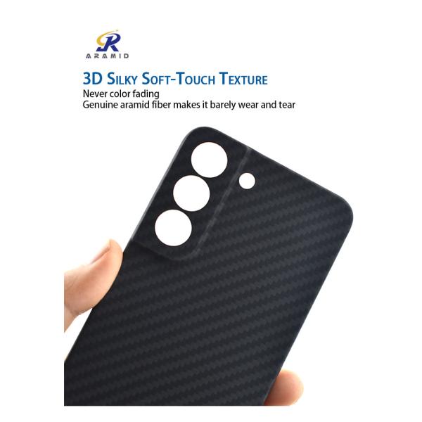 Минимализм текстурировал случай телефона волокна Aramid для Samsung S22