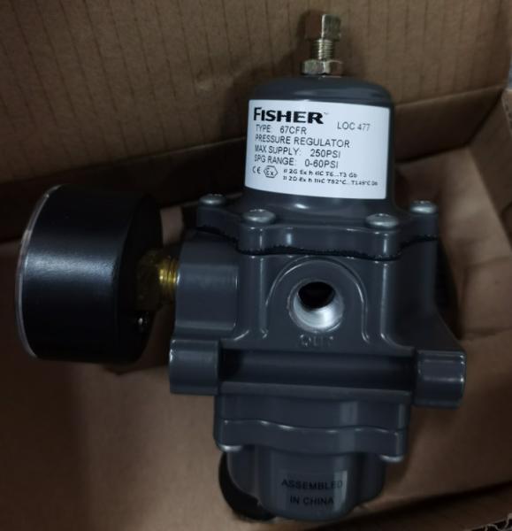 Fisher Gas Pressure Reducing Valve 67C 67CFR 250 livre par pouce carré 1/4 TNP