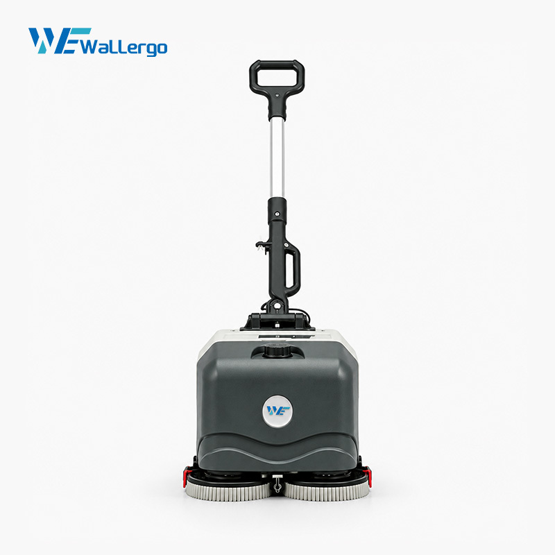 Hotsale Small Floor Scrubber Battery Powered 120 Minutes Run Time Hand Push Floor Washing Machine Applicable to Hotel School