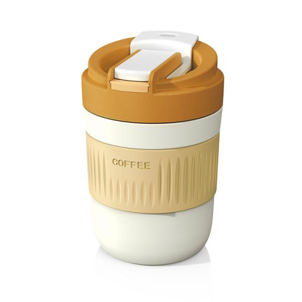 400ML/550ML High Heavy Base Clear Glasses Cup with Straw Creative and Unique Design
