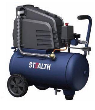 6 Gallon 24 Liters Silent Portable Air Compressor Oil Free 0302411X 88 L/Min