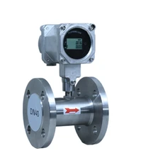 High Efficiency Liquid Turbine Flow Meter Corrosion Resistant Waterproof IP65 Turbine Flowmeter
