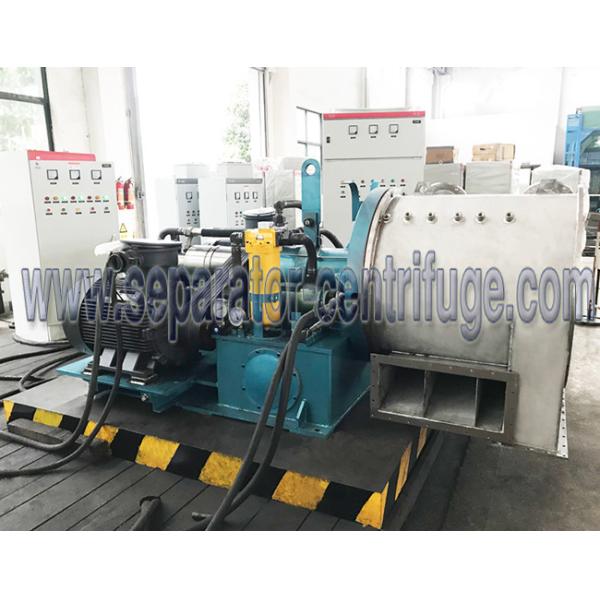 Горизонтальная машина разделителя графинчика центрифуги толкателя 2 этапов для Сеасалт Деватер