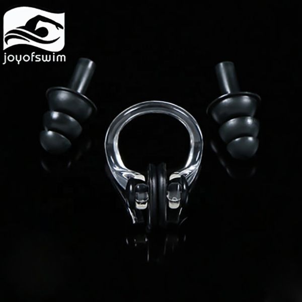 Wear Comfortable Stylish Swimming Nose Clip And Ear Plugs Multicolor