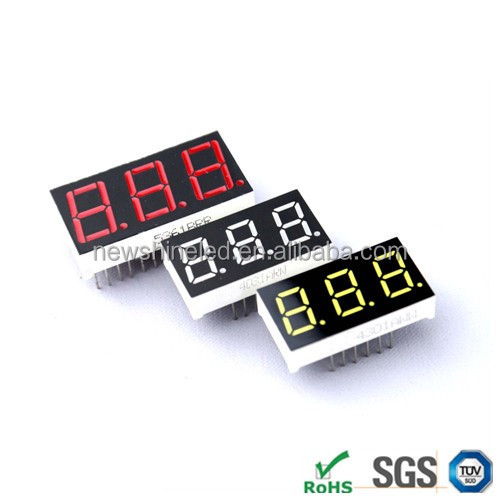 0.56 Inch 3 digit LED Seven Segment Display