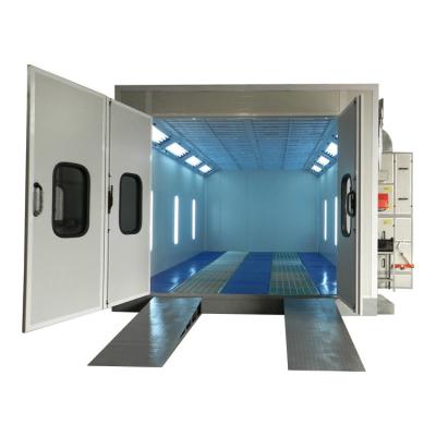 Cabine de pulverização de pintura de automóveis auto-cozinha ecológica com aquecimento elétrico
