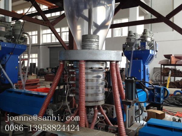 CE High Speed Multilayer  Film blowing machine With IBC System
