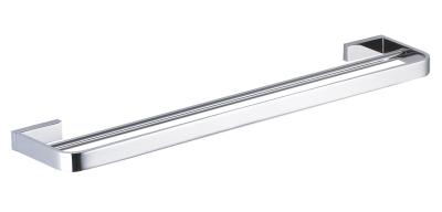 Double Towel rail/towel bar 8600-Square &Brass&chrome &Bathroom &kitchen,Sanitary Hardware