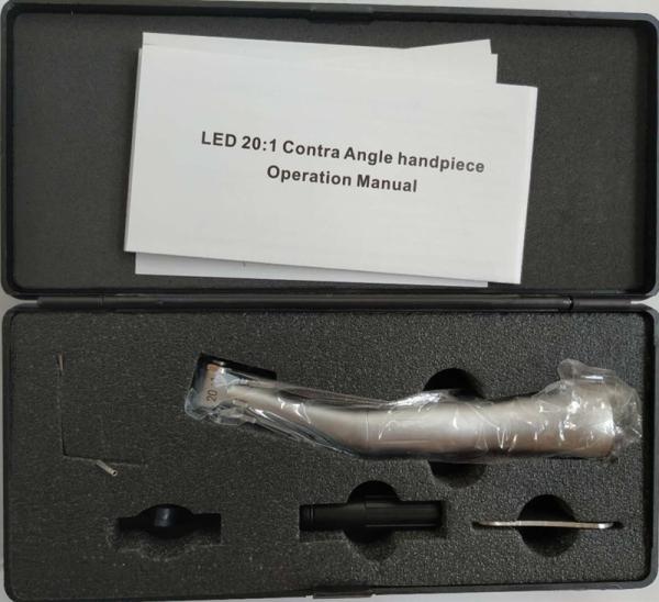 LED Self Illumination 20:1 Handpiece Dental Implant Contra Angle